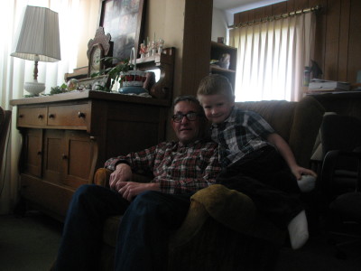 my brother-in-law and my grandson