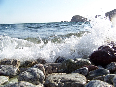 Waves at San Carlos beach