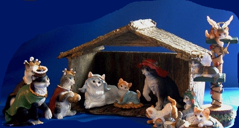 Cat Nativity