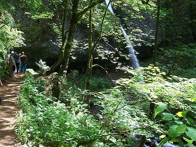 Horsetail Falls, Oregon: upper falls