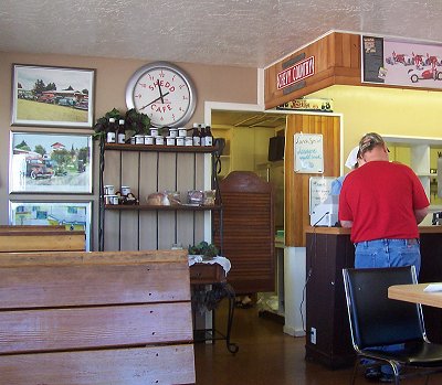 The Shedd Cafe on 99E in Shedd, Oregon